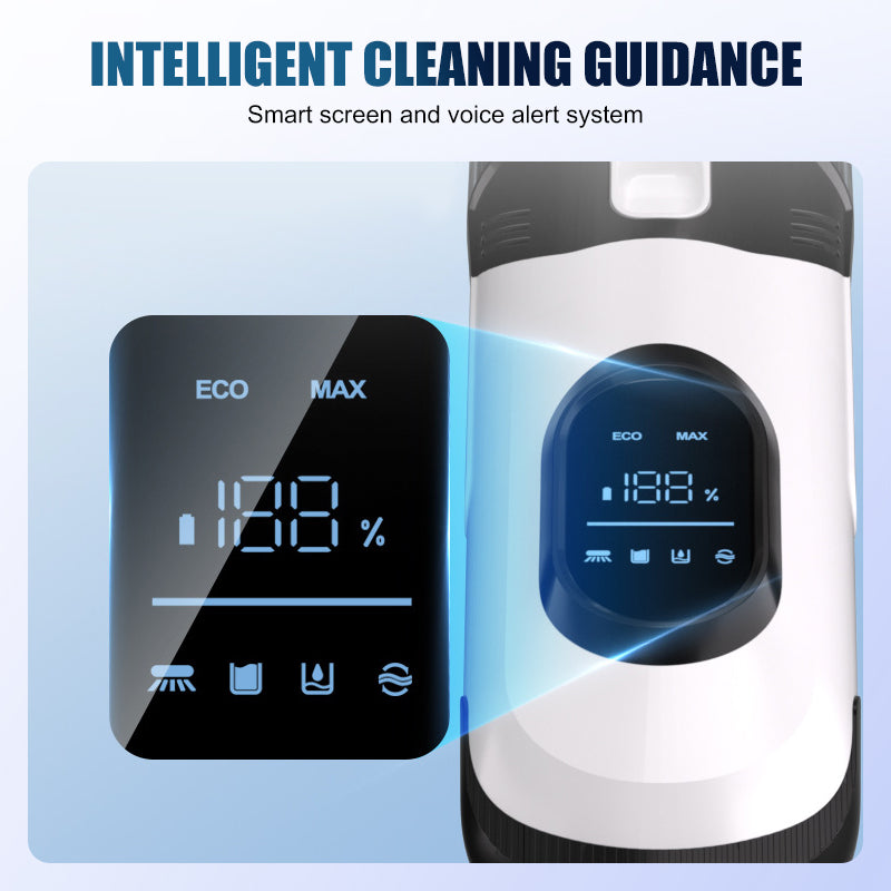 🧹 3-IN-1-NASS-TROCKENSAUGER – Saugen, Wischen &  Waschen in einem Schritt • Elektrolytische Sterilisierung • Automatische Selbstreinigung