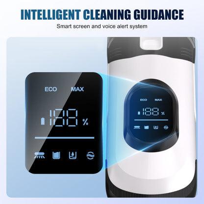 🧹 3-IN-1-NASS-TROCKENSAUGER – Saugen, Wischen &  Waschen in einem Schritt • Elektrolytische Sterilisierung • Automatische Selbstreinigung