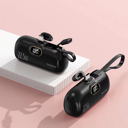 🔥VERKAUFSHIT – ÜBER 50.000+ VERKAUFT!🔋📱Mini-Powerbank 5000mAh – Tragbar, Schnellladung & Perfekt für Unterwegs✨