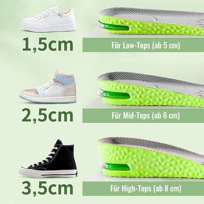 👟 Unsichtbare Erhöhungseinlegesohlen – Komfort &amp; Selbstbewusstsein! Atmungsaktiv &amp; geruchsneutral! ✨