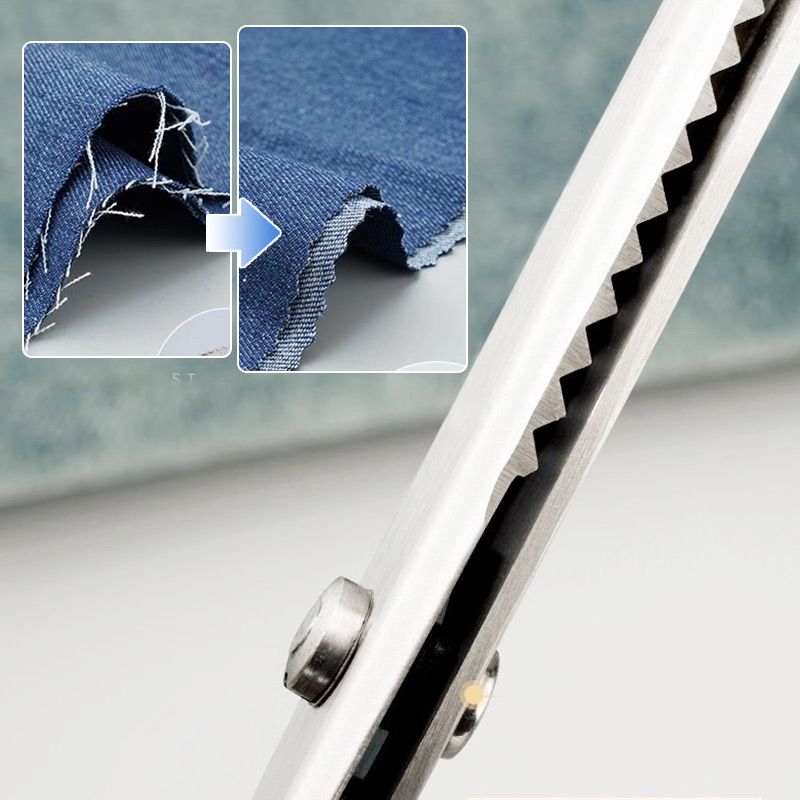 ✂️ 50% RABATT! 🧵 Multifunktionale Zickzack-Schere – Gezackte Klingen, präzise & langlebig – Ideal für Stoffe, Nähprojekte & Bastelarbeiten ✨