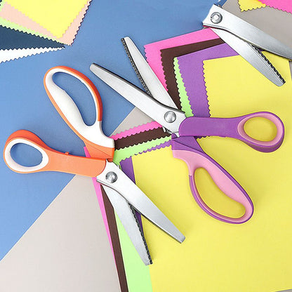 ✂️ 50% RABATT! 🧵 Multifunktionale Zickzack-Schere – Gezackte Klingen, präzise & langlebig – Ideal für Stoffe, Nähprojekte & Bastelarbeiten ✨