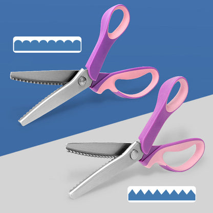 ✂️ 50% RABATT! 🧵 Multifunktionale Zickzack-Schere – Gezackte Klingen, präzise & langlebig – Ideal für Stoffe, Nähprojekte & Bastelarbeiten ✨