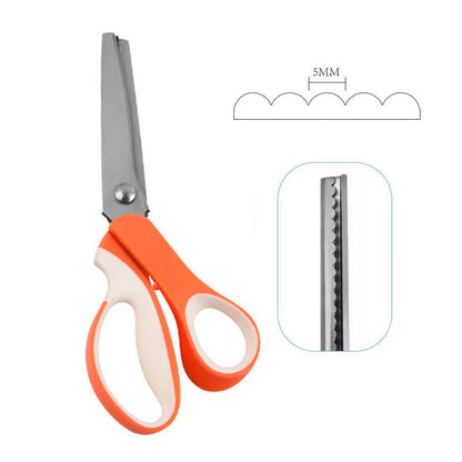 ✂️ 50% RABATT! 🧵 Multifunktionale Zickzack-Schere – Gezackte Klingen, präzise & langlebig – Ideal für Stoffe, Nähprojekte & Bastelarbeiten ✨
