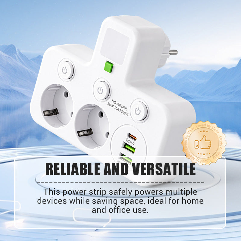 🎉 Neujahrsgeschenk – 50% Rabatt! 🔌 Intelligente Steckerleiste mit USB & Nachtlicht – Vielseitig & Sicher!