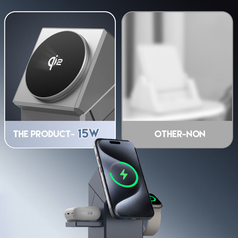 58 % Rabatt 🔥 Heiße Angebote – 3-in-1 faltbare magnetische kabellose Ladestation