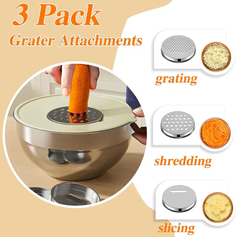 🥣Edelstahlschüssel-Set – universelles Küchengeschirr🧀