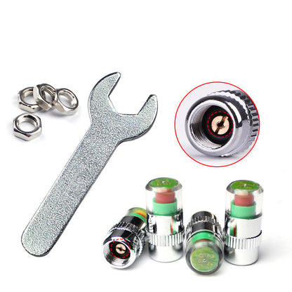 ✨50 % RABATT✨⏳Zeitlich begrenztes Sonderangebot⏰Reifendruck-Überwachungsventil mit Farbindikator – 4er Set