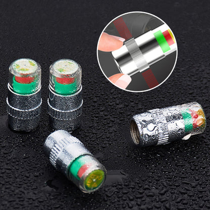 ✨50 % RABATT✨⏳Zeitlich begrenztes Sonderangebot⏰Reifendruck-Überwachungsventil mit Farbindikator – 4er Set