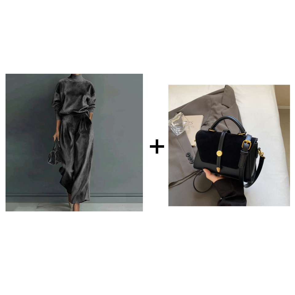 🎉 Neujahrsgeschenk – 50% RABATT!🧥 Damen-Freizeit-Zweiteiler: Warmes Oberteil + Weite Hose – mühelos stylisch & bequem (kein Kombinieren nötig!)