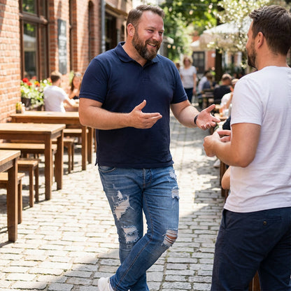 👖60 % RABATT! 🔥 Stylische Skinny Jeans im Used-Look für Herren – Schmale, zulaufende Passform, atmungsaktive Baumwolle & lässige Risse