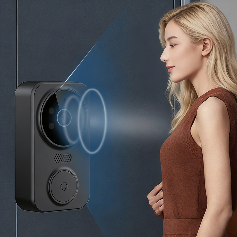 Drahtlose Video-Türklingel mit Monitor