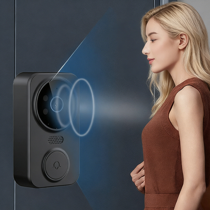 Drahtlose Video-Türklingel mit Monitor