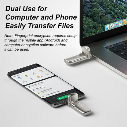 Fingerprint Encrypted Solid State Flash Drive