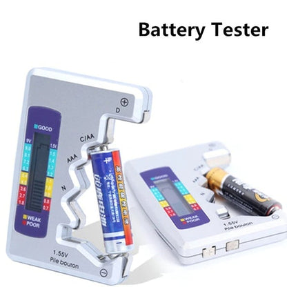 🔥50% RABATT JETZT🔋Tragbares Digitales Batterietestgerät – Universalprüfer für Haushaltsbatterien aller Größen⚡️