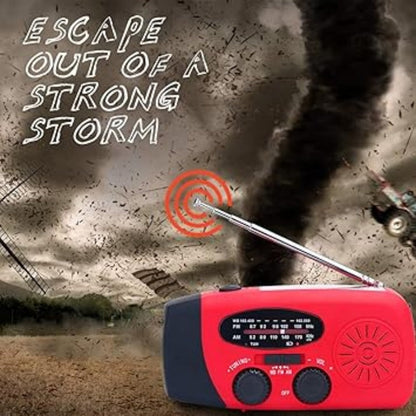 📻 50 % Rabatt ! Solar-Kurbelradio für Notfall & Outdoor – Nie ohne Strom und Empfang! 🔦 Solar & Handkurbel, helle LED-Taschenlampe, USB-Notladung 🔋
