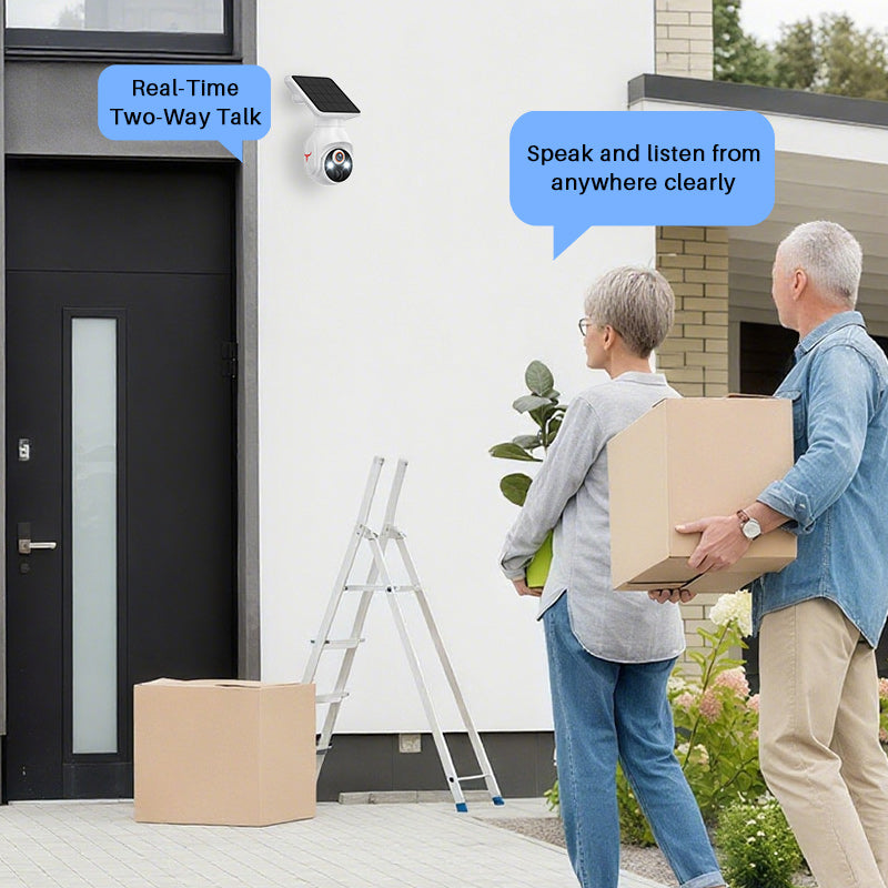 🥳2026 HEISSER VERKAUF🥳💞50.000+ VERKAUFT!📹⚡ Sehen Sie alles, sorgen Sie sich um nichts. True Wireless 355°-Solarkamera – 55 % RABATT!🏠🔭