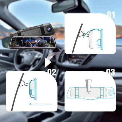 💥 50 % Rabatt! Rückspiegel-Dashcam mit Front- & Rückkamera – 720P, Nachtsicht, Sprachsteuerung & Touchscreen 🚗📹 Limitiertes Angebot ⏳