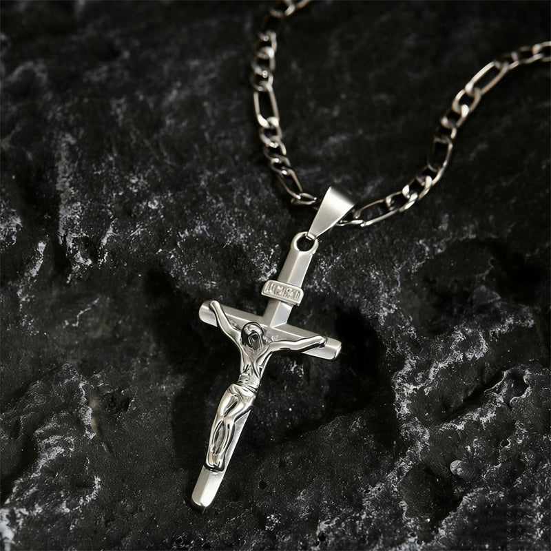 Kette mit Kreuz-Anhänger – Goldfarben ✝️💛Die Veranstaltung findet derzeit statt.