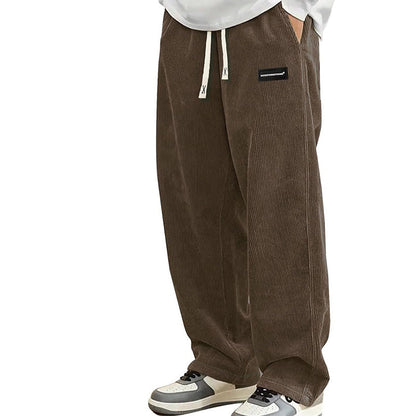 🔥Solange der Vorrat reicht 40 % Rabatt!🎉Herrenhose mit lockerer Passform, Kordelzug und Taschen