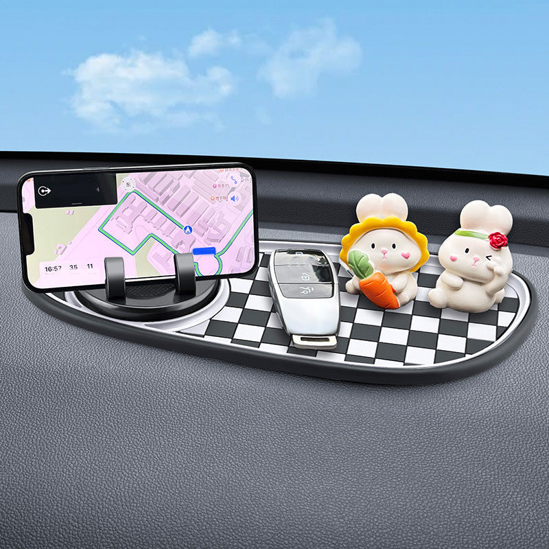 🚗 50 % Rabatt! Multifunktionale Auto-Matte – Handy, Parkscheibe & Ablage in einem! 🔥 Rutschfest, drehbar, immer griffbereit ⚡ Limitiertes Angebot ⏳