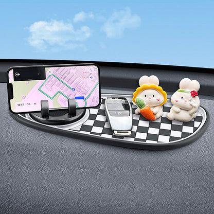🚗 50 % Rabatt! Multifunktionale Auto-Matte – Handy, Parkscheibe & Ablage in einem! 🔥 Rutschfest, drehbar, immer griffbereit ⚡ Limitiertes Angebot ⏳