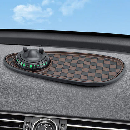 🚗 50 % Rabatt! Multifunktionale Auto-Matte – Handy, Parkscheibe & Ablage in einem! 🔥 Rutschfest, drehbar, immer griffbereit ⚡ Limitiertes Angebot ⏳