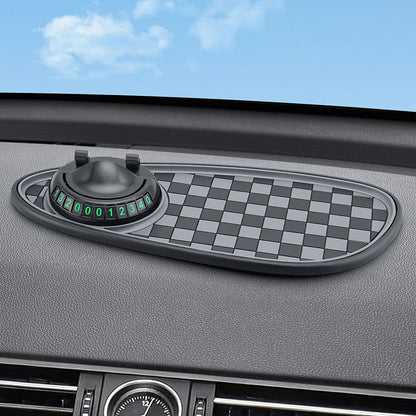🚗 50 % Rabatt! Multifunktionale Auto-Matte – Handy, Parkscheibe & Ablage in einem! 🔥 Rutschfest, drehbar, immer griffbereit ⚡ Limitiertes Angebot ⏳