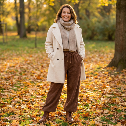 ⌛ Nur noch 3 Tage – 50 % auf alles! ⏰Lässige Weite Cordhose für Damen