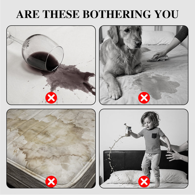 ⏳Zeitlich begrenzt 50 % Rabatt💥💥Wasserdichte Wattierte Matratzenauflage & Kissenbezüge Set