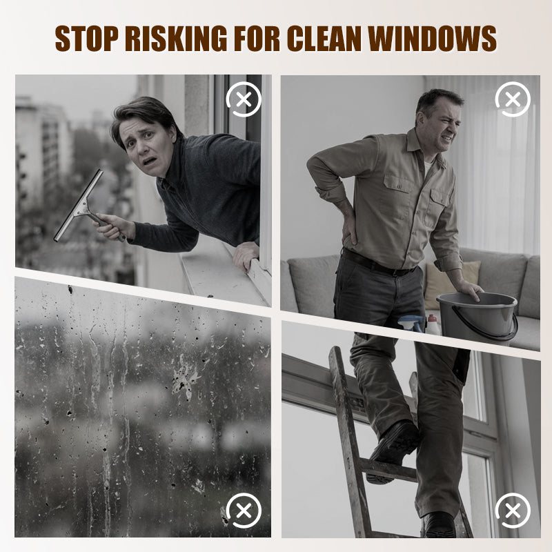 🤖 Automatischer Fensterreinigungsroboter – Mit Smart Spray für mühelose Sauberkeit