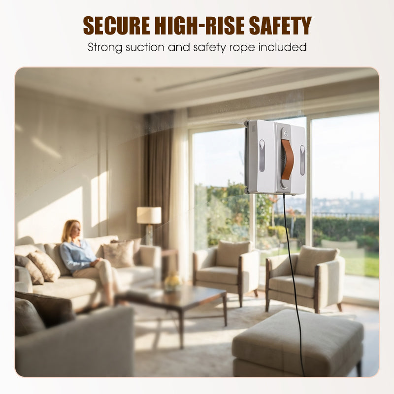 🤖 Automatischer Fensterreinigungsroboter – Mit Smart Spray für mühelose Sauberkeit