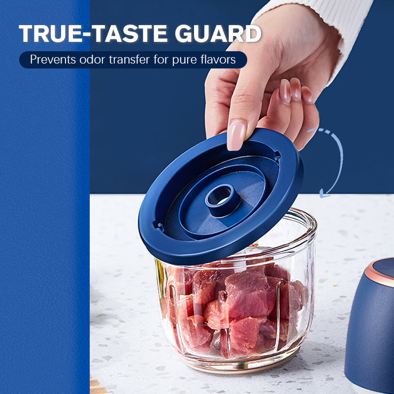 ⚡🥦 Kraftvoller Großvolumen-Elektrohacker – 1000W Motor, 2L BPA-freie Schüssel & Ein-Tasten-Pulsbetrieb 🥕