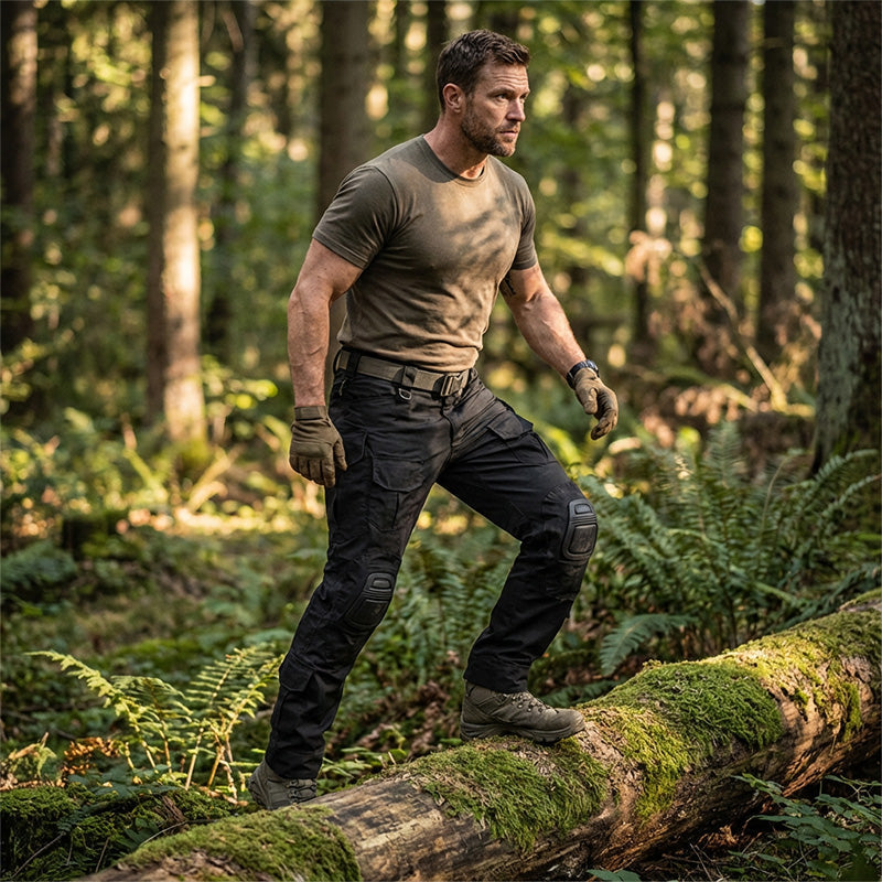 🪖👖 Männer-Taktische Cargo-Hosen mit integrierten Kniepolstern – Entwickelt für Mobilität, Haltbarkeit und missionstaugliche Lagerung