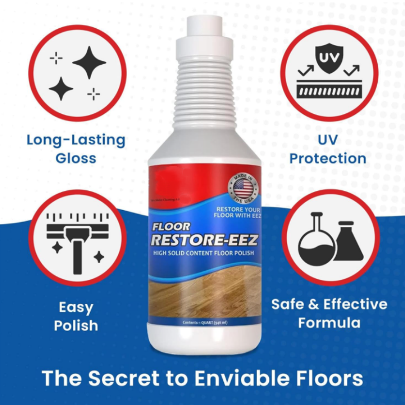 ✨ KAUFE 5, ERHALTE 5 GRATIS! 🏠 Ultimativer Bodenrenovierer & Poliermittel – Lang anhaltender Glanz, Versteckt Kratzer & Einfache Anwendung ✨