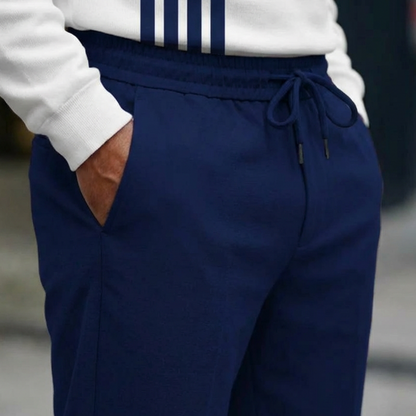 👕 60% RABATT! 🔥 Herren-Set mit Grafikprint – Pullover & Hose – Lässiger Streetstyle, Bequemer Stoff & Perfektes Match 👖