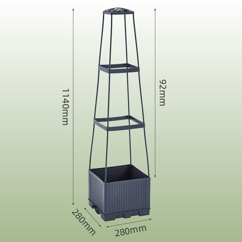 🌱 Gartenhochbeet Pflanzkästen mit Rankgitter｜Perfekt für Kletterpflanzen und Gemüseanbau