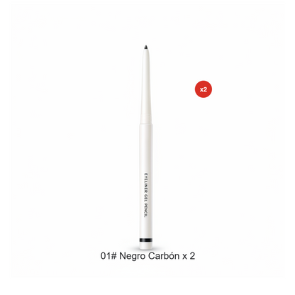 🔥 Kaufe 1, erhalte 1 GRATIS! 🔥 Wasserfester Gel-Eyeliner-Stift mit 2-mm-Spitze – intensive Farbe in Carbonschwarz und Lavabraun-Gcom