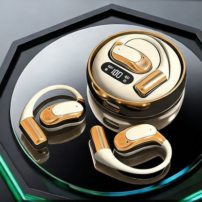 【Kabellose Open-Ear-Kopfhörer】— Dank Luftleitungstechnologie✨ dringt die Musik direkt in Ihre Ohren, während die Welt  außerhalb bleibt.💫🌍