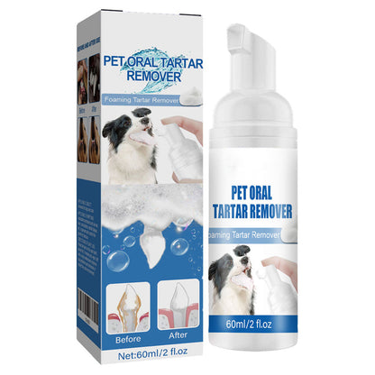 ✨ Sonderangebot 50% RABATT! !🐾 Schaum-Zahnsteinentferner für Haustiere – Natürliche Formel & mühelose Anwendung!