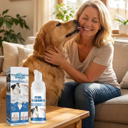 ✨ Sonderangebot 50% RABATT! !🐾 Schaum-Zahnsteinentferner für Haustiere – Natürliche Formel & mühelose Anwendung!
