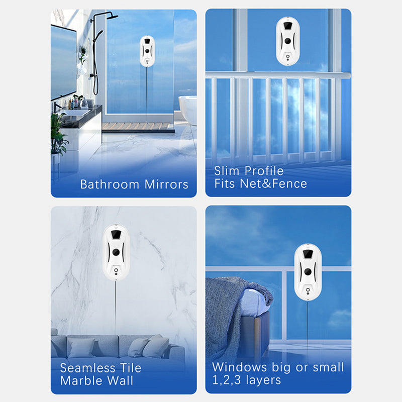 🤖 59% RABATT! 🚿 Fensterreinigungs-Roboter mit Auto-Sprühfunktion – Streifenfreie Reinigung, Kantenerkennung & Mühelos ✨