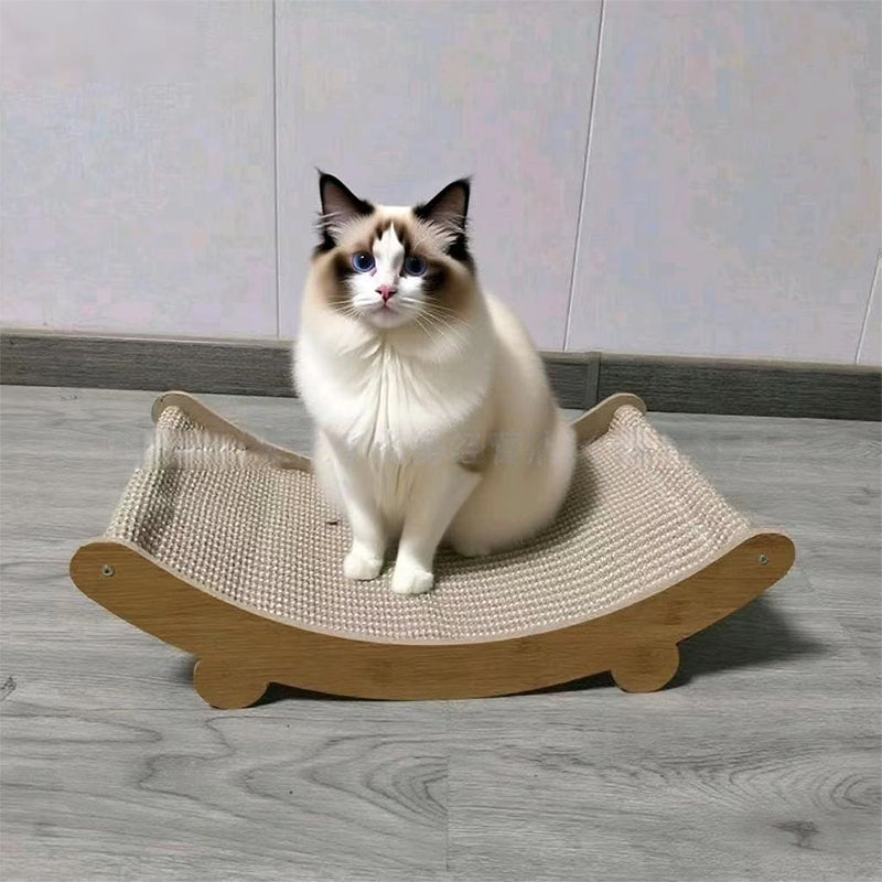 🐱 50% Rabatt – Große Sisal-Kratzbrett Katzenliege, kratzfest & fusselfrei, zum Krallenwetzen & Ausruhen