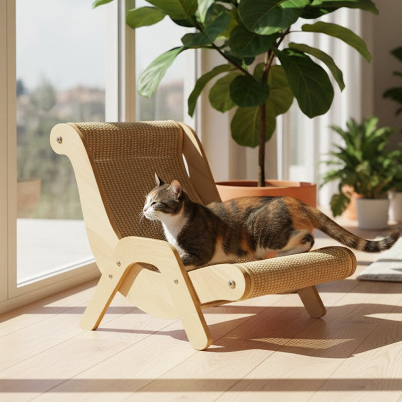 🐱 50% Rabatt – Große Sisal-Kratzbrett Katzenliege, kratzfest & fusselfrei, zum Krallenwetzen & Ausruhen