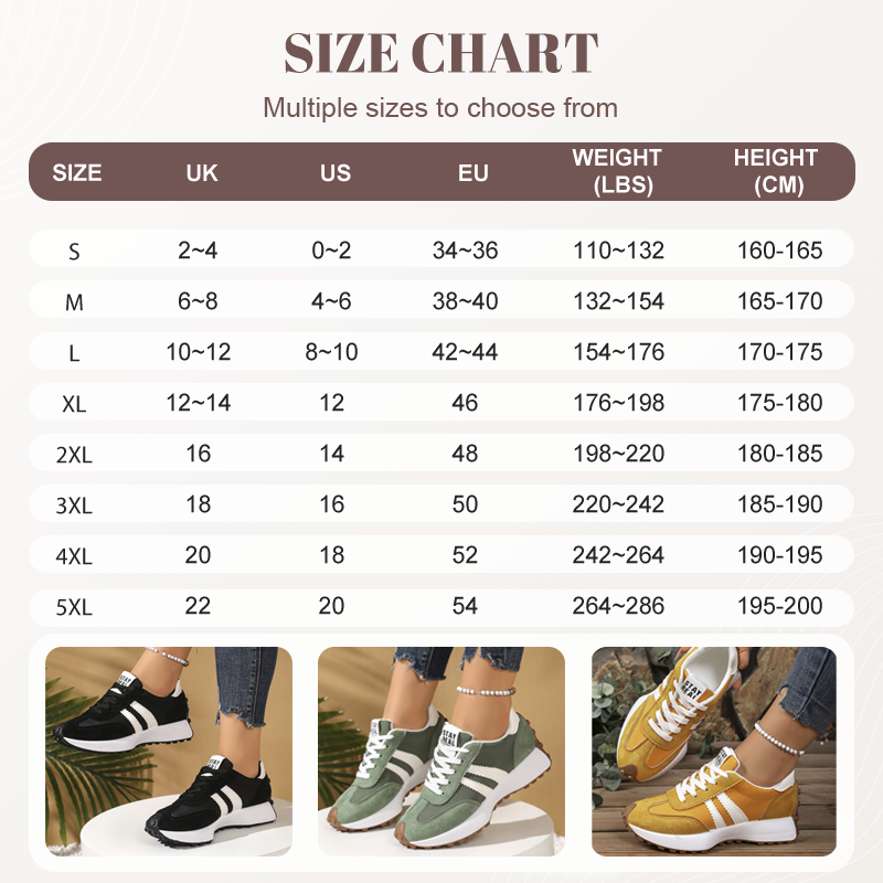 👟 50% RABATT! 🌸 Damen Klobige Freizeitsneaker – 4 cm Plattform, Retro-Design & Rutschfeste Gummisohle Für Einen Coolen Look ✨