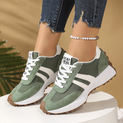 👟 50% RABATT! 🌸 Damen Klobige Freizeitsneaker – 4 cm Plattform, Retro-Design & Rutschfeste Gummisohle Für Einen Coolen Look ✨