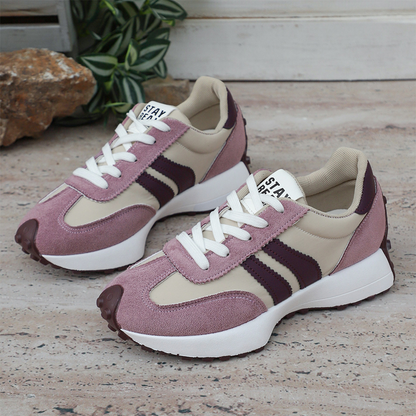 👟 50% RABATT! 🌸 Damen Klobige Freizeitsneaker – 4 cm Plattform, Retro-Design & Rutschfeste Gummisohle Für Einen Coolen Look ✨