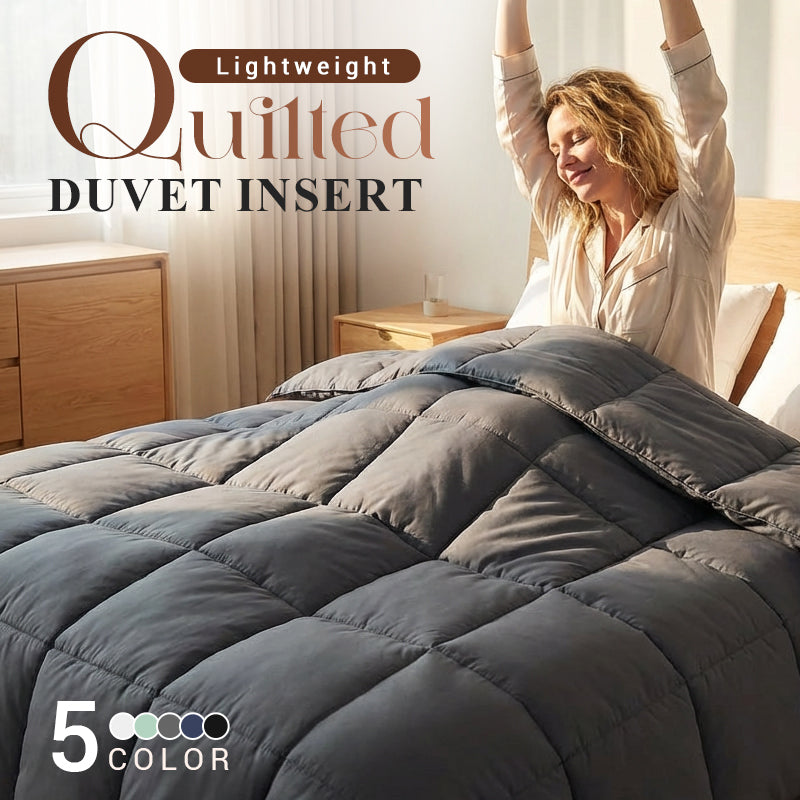 🏷️ 50 % Rabatt ! Premium Daunen-Touch Bettdecke – Kuschelig warm, ultra-leicht! ☁️ Box-Steppung mit Ecklaschen, formstabil & waschfest