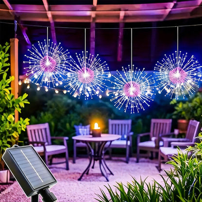 🔥Solange der Vorrat reicht 40 % Rabatt!🎉Solar-Feuerwerks-Lichterkette für Garten und Partys