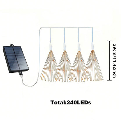 🔥Solange der Vorrat reicht 40 % Rabatt!🎉Solar-Feuerwerks-Lichterkette für Garten und Partys